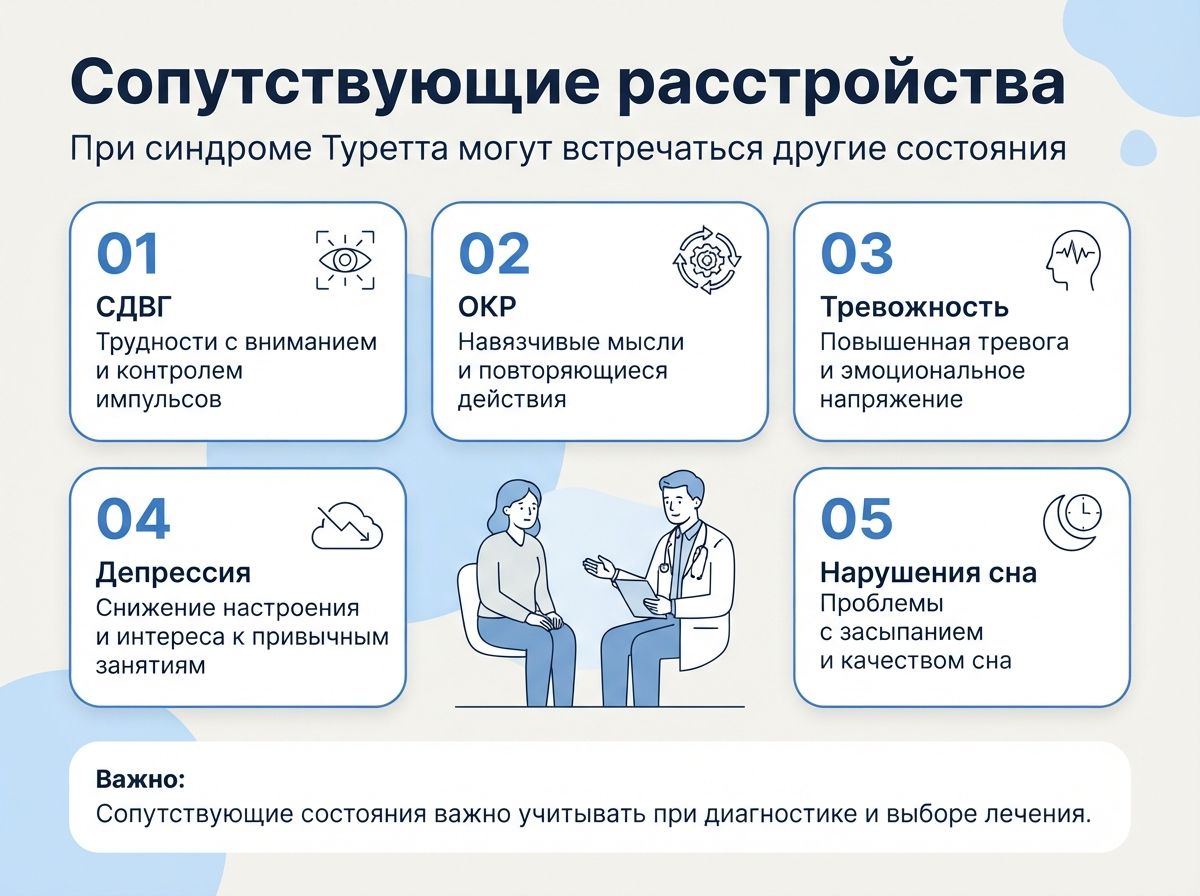 Лечение синдрома Туретта во Владикавказе инфографика